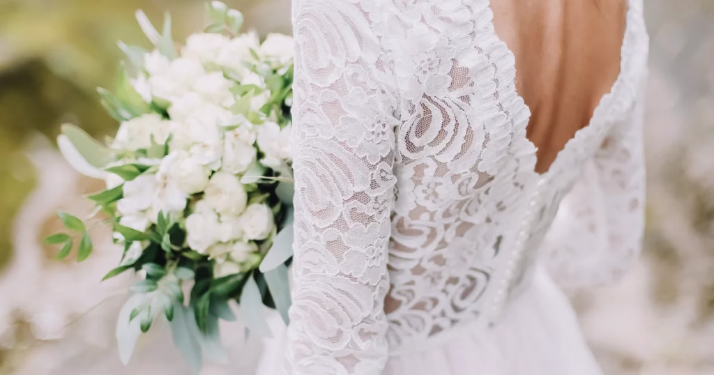 a line wedding dress