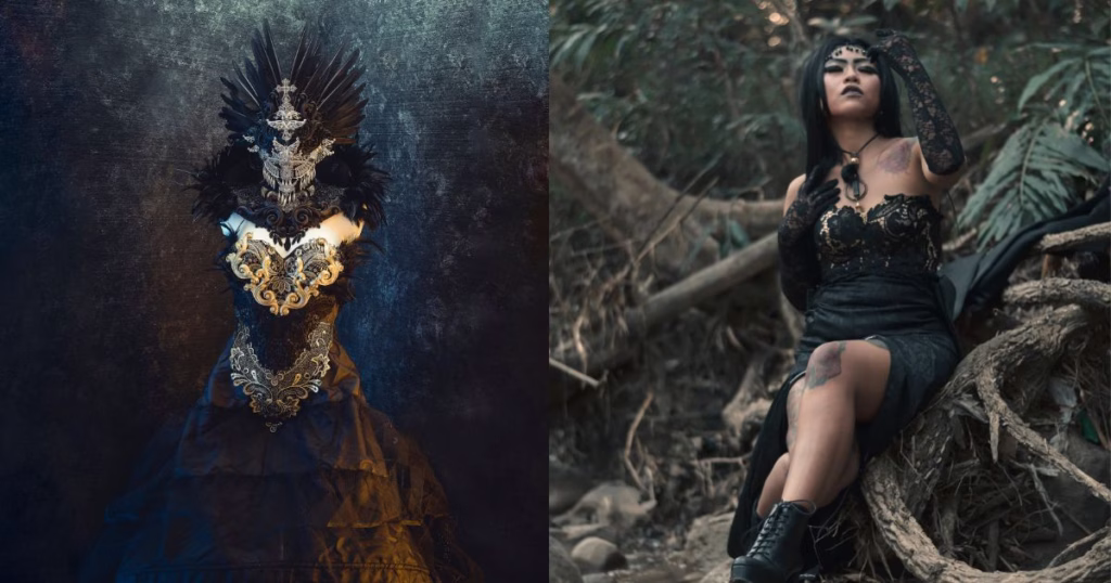 gothic style wedding dresses