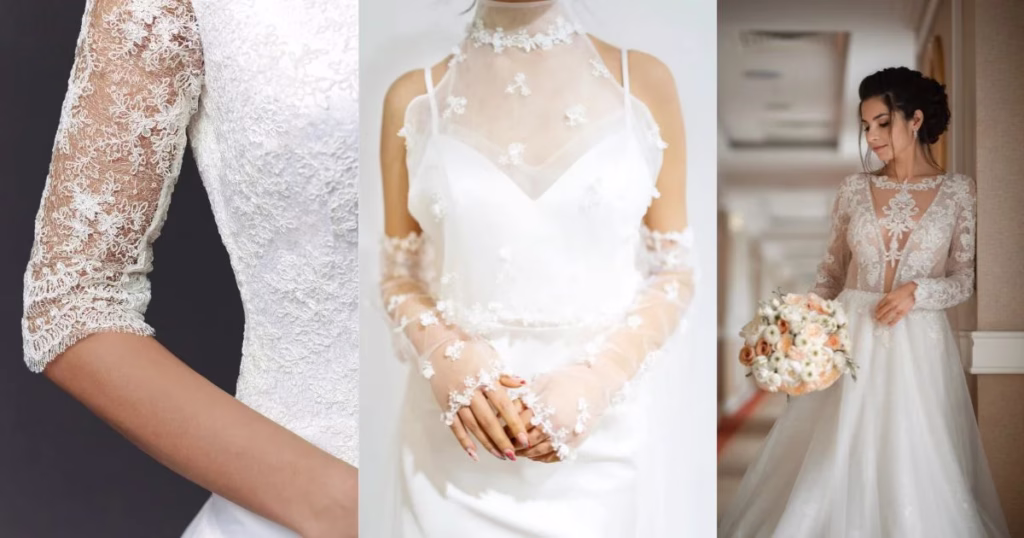 sleeve dresses wedding